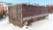 20'  STEEL BOX w /  HEAD HOIST, Shurlock roll tarp