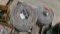 5-ROLLS BARBED WIRE (one std. guage & four lighter guage) BOX NEW T POST FENCE FASTNERS,+