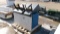 3-GATED GRAIN CHUTES, LARGE STEEL GRAIN HOPPER