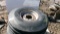 2-14L X 16.1 8 HOLE TIRE/ RIMS - TRACTOR FRONTS