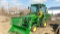 2021 JOHN DEERE 1025R MFWD  SUB COMPACT TRACTOR, w /  120 R LOADER,  hydro, cab, heater,  3 pt..+
