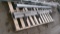 PAIR OF 7' RUNNING BOARDS w  mounts