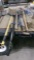 SHOVEL, 2 WEED WEASELS, LEAF RAKE, 10 TINE FORK & POTATO FORK