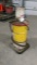 LINCOLN AIR GREASER, on rollers, 1/3 barrel of grease