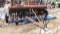 10' CASE END WHEEL DRILL  w / GRASS SEEDER,  manual lift