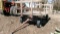 8' x 13 1/2' HAY RACK, 6 T. running gear,