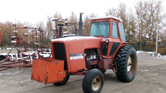 ALLIS CHALMERS 7000, 3  pt. , 2 hyd., rock box 18.4 x 38" singles  does not  move or run