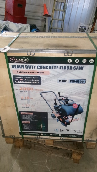 NEW PALADIN 6.5 H.P. GAS CONCRETE  SAW - taxable