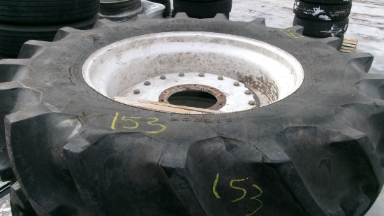 2-20.8 X 42" FIRESTONE RICE  ON 10 HOLE RIMS (Apache sprayer  )