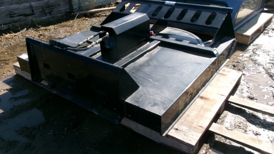 NEW SKID LOADER 6' BRUSH MOWER, ( check trans. Oil )  taxable