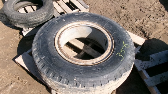 1-10.00 X 20" STEER TIRE & RIM