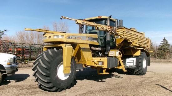 1998 70' TERRGATOR 8103 AG-CHEM AIR SPREADER, Terra shift transmission, 66 x 43 x 25" tires (90% )+