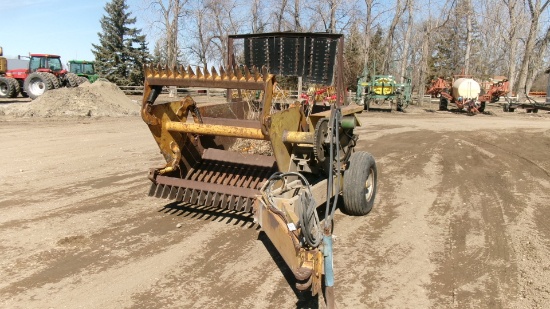 DAGELMAN REEL TYPE ROCK PICKER, hyd. Drive