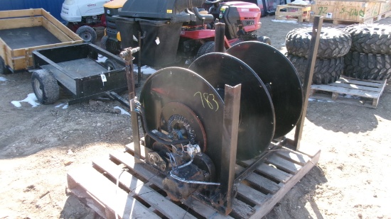 12 VOLT DOUBLE HOSE REEL