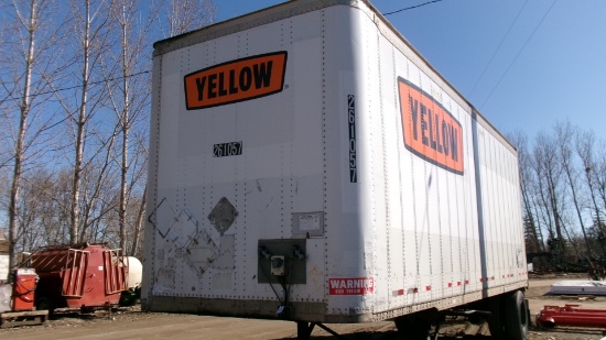 2006 MODEL L 28' WALBASH SINGLE AXLE DRY VAN, 102" x 28' roll up door, sn 5264