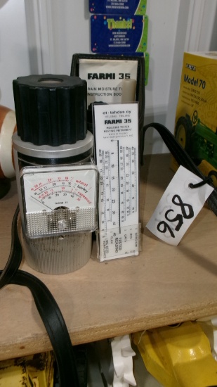 FARMI 35 PORTABLE GRAIN MOISTURE TESTER, new battery