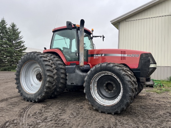 2002 CASE IH MX200, 3 PT., 4 SCV'S, 540 / 1000 PTO,  2% buyers premium   +