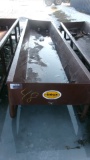 8' SIOUX METAL FEED BUNK w / ATTACHED HAY FEEDER PANEL