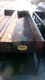 8' SIOUX METAL FEED BUNK w / ATTACHED HAY FEEDER PANEL