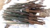 50-5 1/2' & 6' STEEL  T  POSTS  (50 X THE BID)