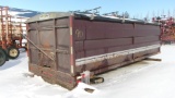 20'  STEEL BOX w /  HEAD HOIST, Shurlock roll tarp