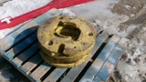 4- JOHN DEERE REAR TRACTOR WEIGHTS