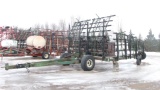 54' SUMMERS 5 BAR HARROW w / 3 RANK RETRACTABLE S TINES ON CENTER SECTION