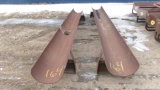 2-STEEL 15'  SHOP MADE FEED BUNKS