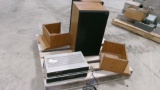STEREO SYSTEM: RCA AMP., RCA DEMENSIA COMPACT DISC PLAYER, & 2-RCA DEMENSIA SPEAKERS