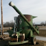 LORENZ 100 PORTABLE FEED GRINDER,SEVERAL SCREENS AND HYD. AUGERS, extra parts in office, +