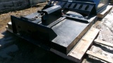 NEW SKID LOADER 6' BRUSH MOWER, ( check trans. Oil )  taxable