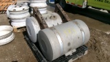 2-50 GALLON ALUMINUM SADDLE TANKS