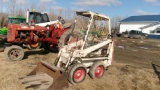 MELROE BOBCAT 371 SKID LOADER, 14 H.P.  Kohler, DIRT BUCKET & MANURE FORK, ph. Kyle @ 686-0617