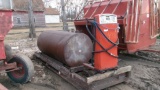 300 GALLON FUEL TANK w / 120 VOLT UP RIGHT PUMP
