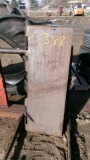 NEW WELD ON SKID LOADER PLATE
