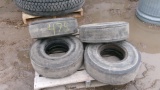 4-GOOD YEAR 24 X 7.7 AIRCRAFT TIRES (SCHULTE ROTARY MOWER ) foam filled