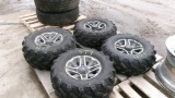 2-26 X 11R-12 & 26 X 9R 12 ATV TIRES ON POLARIS RIMS