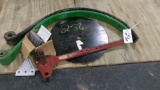 2-NEW JOHN DEERE CULTIVATOR SHANKS, 2-NEW JOHN DEERE DRILL DISKS, IHC SICKLES, & SICKLE HEAD