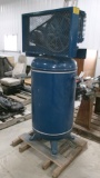 C-AIRE 5 H.P. 80 GALLON UPRIGHT 220 VOLT AIR COMPRESSOR, 150 PSI, 21.5 CFM