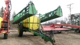 132' SUMMERS ULTRA SUSPENDED BOOOM PULL TYPE SPRAYER, 1,500 gallon triple nozzles, hyd. pump,+