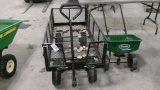 HEAVY DUTY GARDEN WAGON & FERTILIZER SPREADER