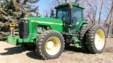 JOHN DEERE 8300 MFWD, P.S. 3 pt., 5 remotes, FRONT END WEIGHTS, 2% buyers premium , +