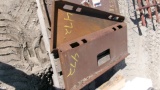 2 - WELD ON SKID LOADER PLATE
