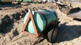 250 GALLON POLY TANK on home made trailer