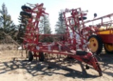 32' WILRICH 3400 FIELD CULTIVATOR w / 4 bar harrow, floatiing hitch, double spring, wing tandems,+