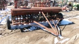 10' CASE END WHEEL DRILL  w / GRASS SEEDER,  manual lift