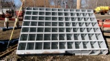70 CUBICLE WOOD PARTS BIN 108 W. X 70