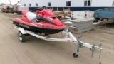 2000 SEADOO GTX 951cc MILLENIUM EDITION JET SKI , 97.9 hrs, comes with SHORELAND'R TRAILER  +