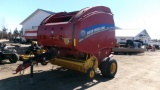 NEW HOLLAND ROLL BELT 560 ROUND BALER, Specialty Crop, twine & net wrap, wide pickup, +