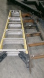 6' WERNER STEP LADDER & 6' WOOD STEP LADDER